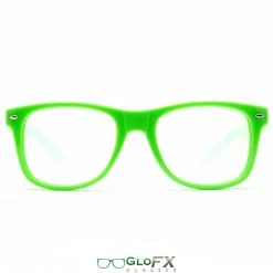 Rave Glasses & Goggles GloFX Ultimate Diffraction Glasses - Green - Clear