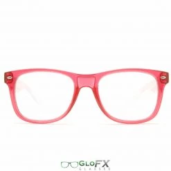 Rave Glasses & Goggles GloFX Ultimate Diffraction Glasses - Transparent Red - Clear
