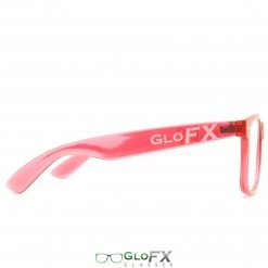 Rave Glasses & Goggles GloFX Ultimate Diffraction Glasses - Transparent Red - Clear 10 Rave Glasses & Goggles GloFX Ultimate Diffraction Glasses - Transparent Red - Clear