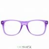 GloFX Ultimate Diffraction Glasses - Transparent Purple - Clear 1 GloFX Ultimate Diffraction Glasses - Transparent Purple - Clear