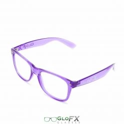 GloFX Ultimate Diffraction Glasses - Transparent Purple - Clear 11 GloFX Ultimate Diffraction Glasses - Transparent Purple - Clear