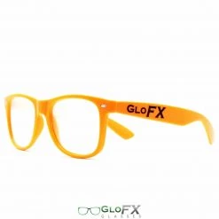 GloFX Ultimate Diffraction Glasses - Orange - Clear
