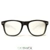GloFX Ultimate Extreme Diffraction Glasses - Black - Clear Rave Glasses & Goggles