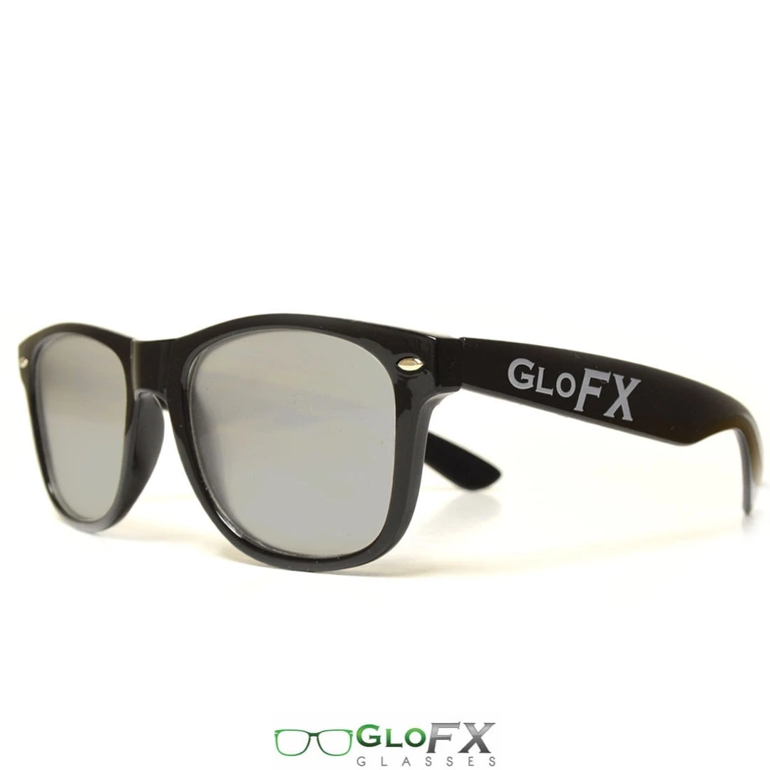 GloFX Ultimate Extreme Diffraction Glasses - Black - Emerald Tinted Rave Glasses & Goggles 4 GloFX Ultimate Extreme Diffraction Glasses - Black - Emerald Tinted Rave Glasses & Goggles