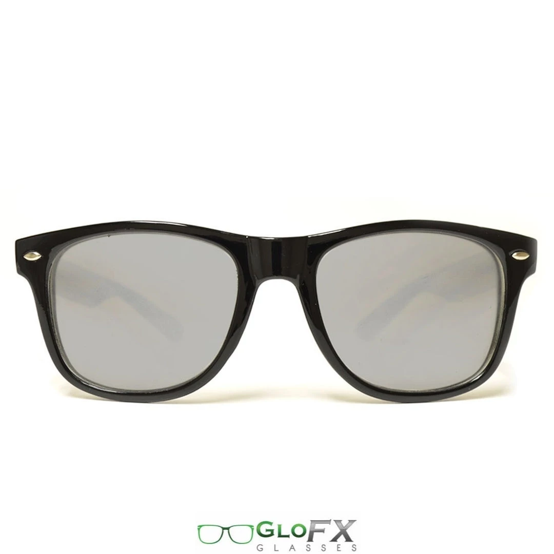 GloFX Ultimate Extreme Diffraction Glasses - Black - Emerald Tinted Rave Glasses & Goggles 3 GloFX Ultimate Extreme Diffraction Glasses - Black - Emerald Tinted Rave Glasses & Goggles