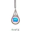 GloFX Kaleidoscope Crystal Monocle Necklace - Silver - Rainbow 2 GloFX Kaleidoscope Crystal Monocle Necklace - Silver - Rainbow