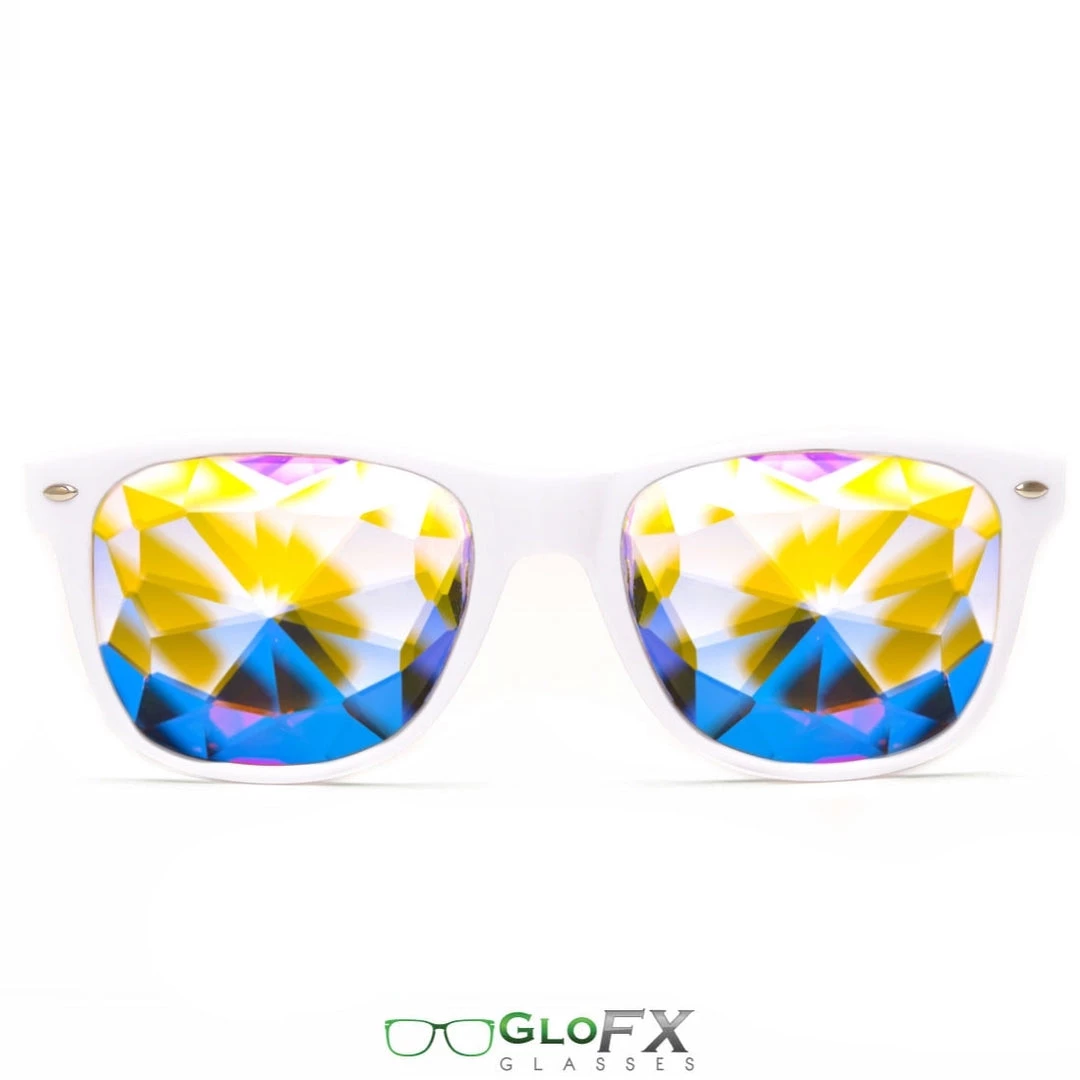 Staff Picks GloFX Ultimate Kaleidoscope Glasses - White 3 Staff Picks GloFX Ultimate Kaleidoscope Glasses - White