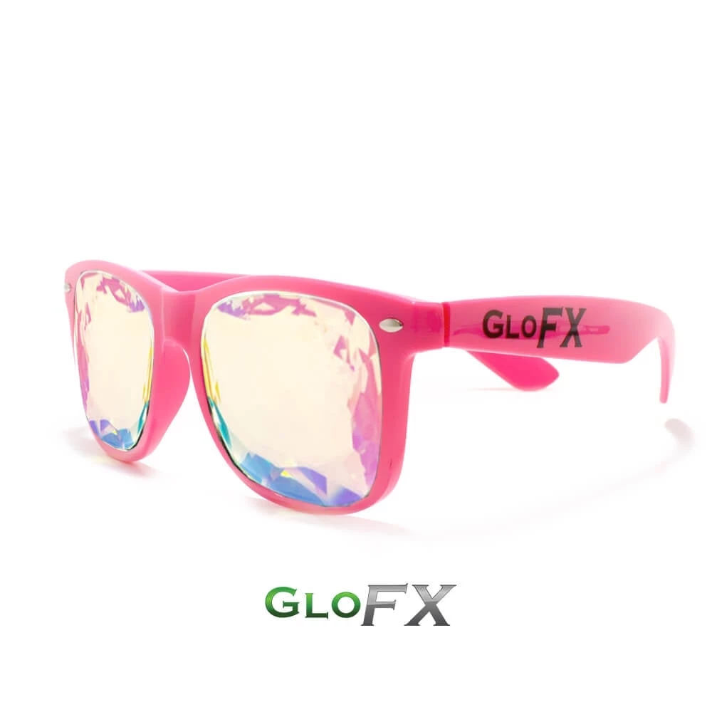 GloFX Ultimate Kaleidoscope Glasses - Pink 4 GloFX Ultimate Kaleidoscope Glasses - Pink