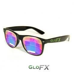 GloFX Ultimate Kaleidoscope Glasses - Black - Bug-Eye On Sale