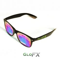 GloFX Ultimate Kaleidoscope Glasses - Black - Bug-Eye On Sale