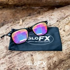 GloFX Ultimate Kaleidoscope Glasses - Black - Bug-Eye On Sale
