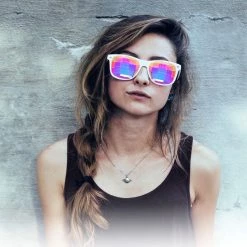 GloFX Ultimate Kaleidoscope Glasses - Black - Bug-Eye On Sale