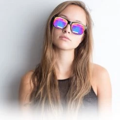 GloFX Ultimate Kaleidoscope Glasses - Black - Bug-Eye On Sale