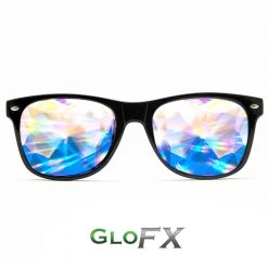 GloFX Ultimate Kaleidoscope + Diffraction Glasses - Black New In