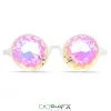 GloFX Kaleidoscope Glasses - White - Rainbow 2 GloFX Kaleidoscope Glasses - White - Rainbow