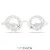 GloFX Kaleidoscope Glasses - White - Clear 1 GloFX Kaleidoscope Glasses - White - Clear