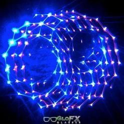 GloFX Kaleidoscope Glasses - White - Clear