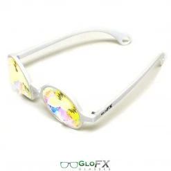 GloFX Kaleidoscope Glasses - White - Rainbow Wormhole On Sale