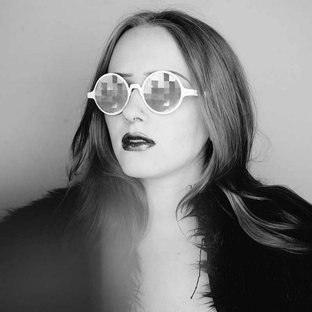 GloFX Kaleidoscope Glasses - White - Rainbow Bug-Eye 6 GloFX Kaleidoscope Glasses - White - Rainbow Bug-Eye