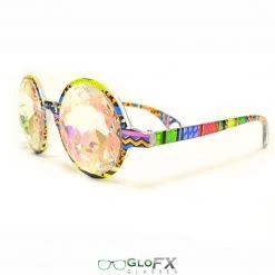 Rave Glasses & Goggles GloFX Kaleidoscope Glasses - Tribal - Rainbow