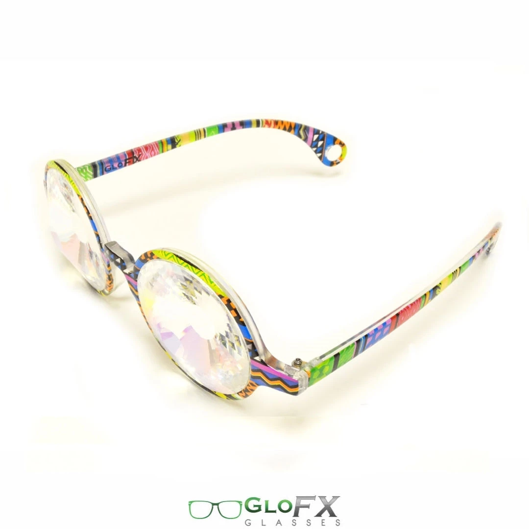 GloFX Kaleidoscope Glasses - Tribal - Rainbow Wormhole Rave Glasses & Goggles 6 GloFX Kaleidoscope Glasses - Tribal - Rainbow Wormhole Rave Glasses & Goggles