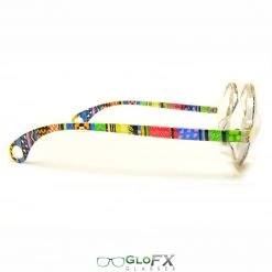 GloFX Kaleidoscope Glasses - Tribal - Clear Wormhole 13 GloFX Kaleidoscope Glasses - Tribal - Clear Wormhole