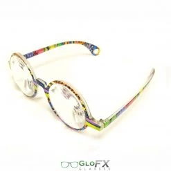GloFX Kaleidoscope Glasses - Tribal - Clear Wormhole 14 GloFX Kaleidoscope Glasses - Tribal - Clear Wormhole