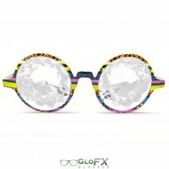 GloFX Kaleidoscope Glasses - Tribal - Clear