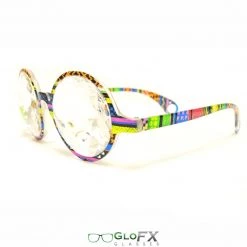 GloFX Kaleidoscope Glasses - Tribal - Clear