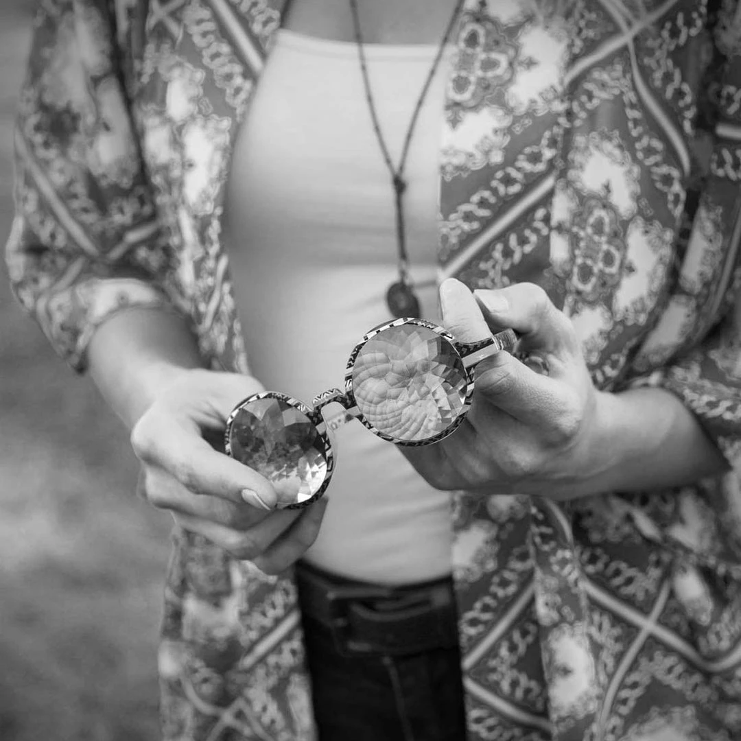 GloFX Kaleidoscope Glasses - Tribal - Clear 7 GloFX Kaleidoscope Glasses - Tribal - Clear