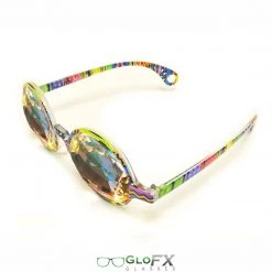 Rave Glasses & Goggles GloFX Kaleidoscope Glasses - Tribal - Rainbow Bug-Eye 11 Rave Glasses & Goggles GloFX Kaleidoscope Glasses - Tribal - Rainbow Bug-Eye