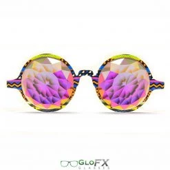 GloFX Kaleidoscope Glasses - Tribal - Rainbow Fractal