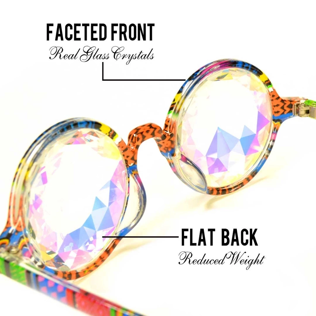 GloFX Kaleidoscope Glasses - Tribal - Rainbow Fractal 5 GloFX Kaleidoscope Glasses - Tribal - Rainbow Fractal