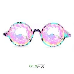Rave Glasses & Goggles GloFX Kaleidoscope Glasses - Aztec - Rainbow