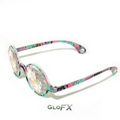 Rave Glasses & Goggles GloFX Kaleidoscope Glasses - Aztec - Rainbow