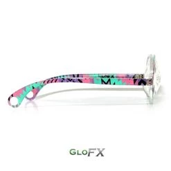 Rave Glasses & Goggles GloFX Kaleidoscope Glasses - Aztec - Clear 12 Rave Glasses & Goggles GloFX Kaleidoscope Glasses - Aztec - Clear
