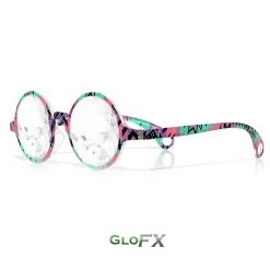 Rave Glasses & Goggles GloFX Kaleidoscope Glasses - Aztec - Clear 13 Rave Glasses & Goggles GloFX Kaleidoscope Glasses - Aztec - Clear