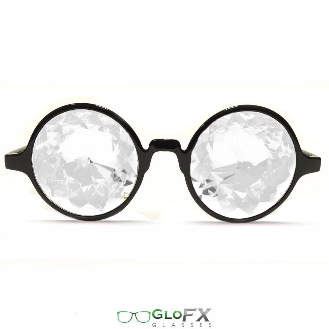GloFX Kaleidoscope Glasses - Black - Clear 3 GloFX Kaleidoscope Glasses - Black - Clear