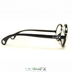GloFX Kaleidoscope Glasses - Black - Clear 12 GloFX Kaleidoscope Glasses - Black - Clear