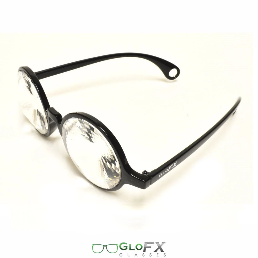 GloFX Kaleidoscope Glasses - Black - Clear Wormhole Rave Glasses & Goggles 6 GloFX Kaleidoscope Glasses - Black - Clear Wormhole Rave Glasses & Goggles