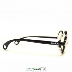 GloFX Kaleidoscope Glasses - Black - Rainbow Wormhole 14 GloFX Kaleidoscope Glasses - Black - Rainbow Wormhole