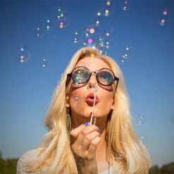 GloFX Kaleidoscope Glasses - Black - Rainbow Wormhole 16 GloFX Kaleidoscope Glasses - Black - Rainbow Wormhole