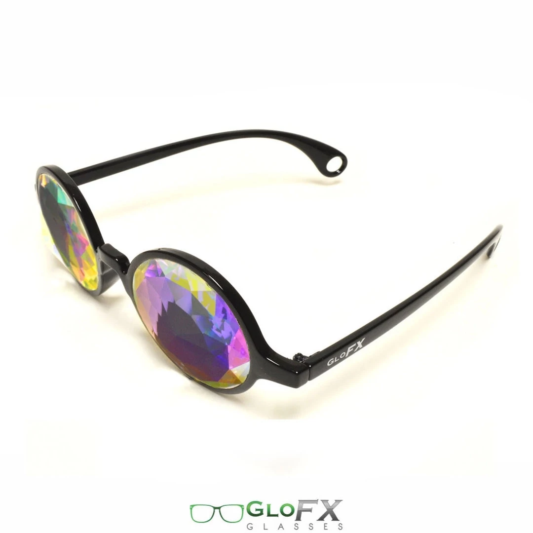 GloFX Kaleidoscope Glasses - Black - Rainbow Fractal Rave Glasses & Goggles 5 GloFX Kaleidoscope Glasses - Black - Rainbow Fractal Rave Glasses & Goggles
