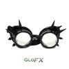 On Sale GloFX Diffraction Goggles - Black Spike - Clear