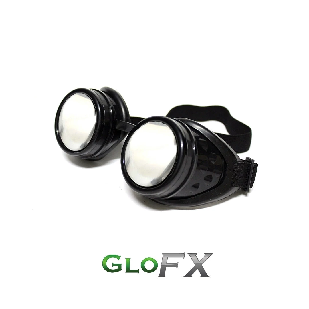 GloFX Diffraction Goggles - Black - Clear The Essentials 4 GloFX Diffraction Goggles - Black - Clear The Essentials