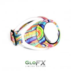 GloFX Diffraction Goggles - Kandi Swirl - Clear