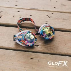 GloFX Kaleidoscope Goggles - Kandi Swirl - Rainbow Fractal Rave Glasses & Goggles 16 GloFX Kaleidoscope Goggles - Kandi Swirl - Rainbow Fractal Rave Glasses & Goggles
