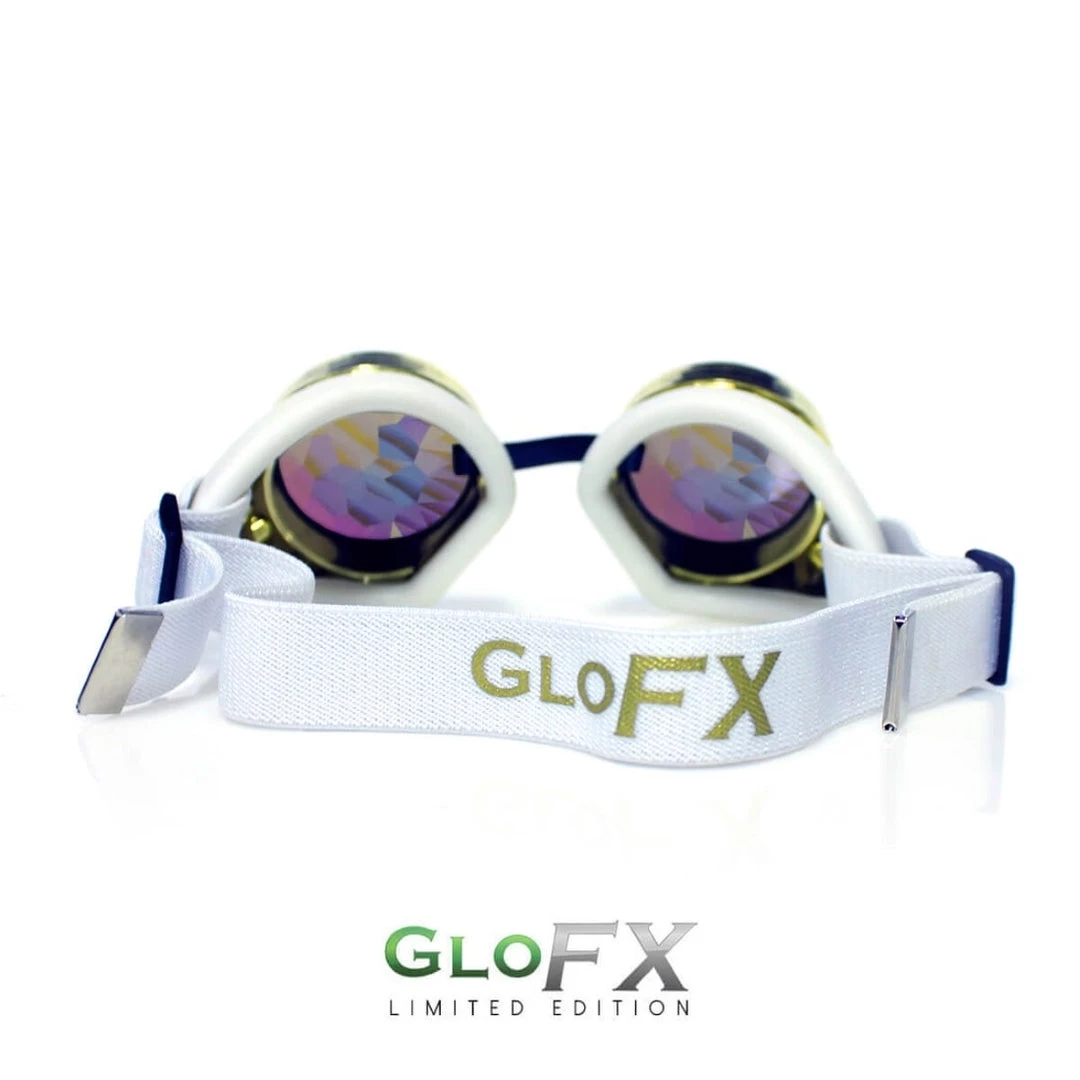 GloFX Kaleidoscope Goggles - Royal Gold - Rainbow Fractal Staff Picks 5 GloFX Kaleidoscope Goggles - Royal Gold - Rainbow Fractal Staff Picks