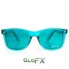 GloFX Colour Infused Diffraction Glasses - Aqua Blue 1 GloFX Colour Infused Diffraction Glasses - Aqua Blue
