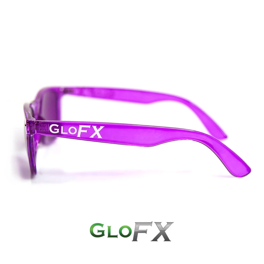 Rave Glasses & Goggles GloFX Colour Therapy Glasses - Violet 6 Rave Glasses & Goggles GloFX Colour Therapy Glasses - Violet